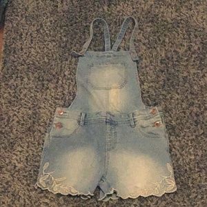 Girls Overalls Shorts